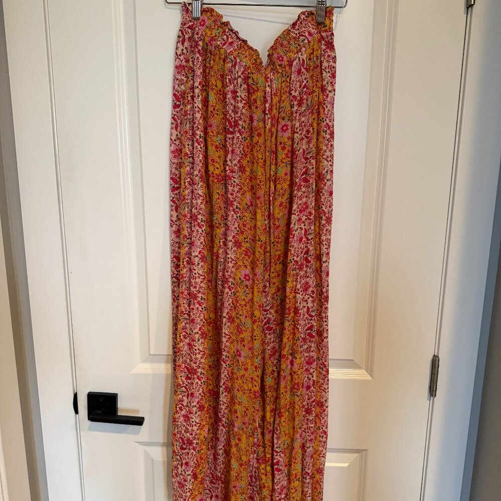 Like New Easel Los Angeles Flowy Floral Pants - Size Large